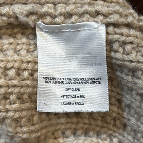 RRL Double RL Ralph Lauren Men’s Wool Hand Knit Hooded Sweater Medium - Picture 11 of 11